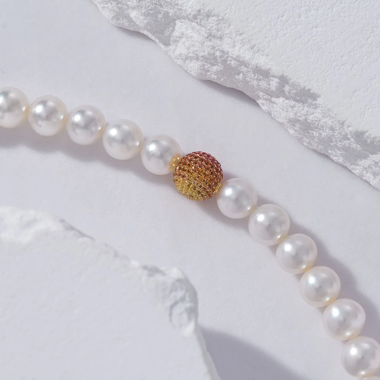 18k Gold 10-13mm South Sea Pearl Necklace KN00174