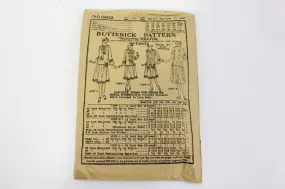 1920s Womens Dress Sewing Pattern Butterick 6892, Complete Bust 37