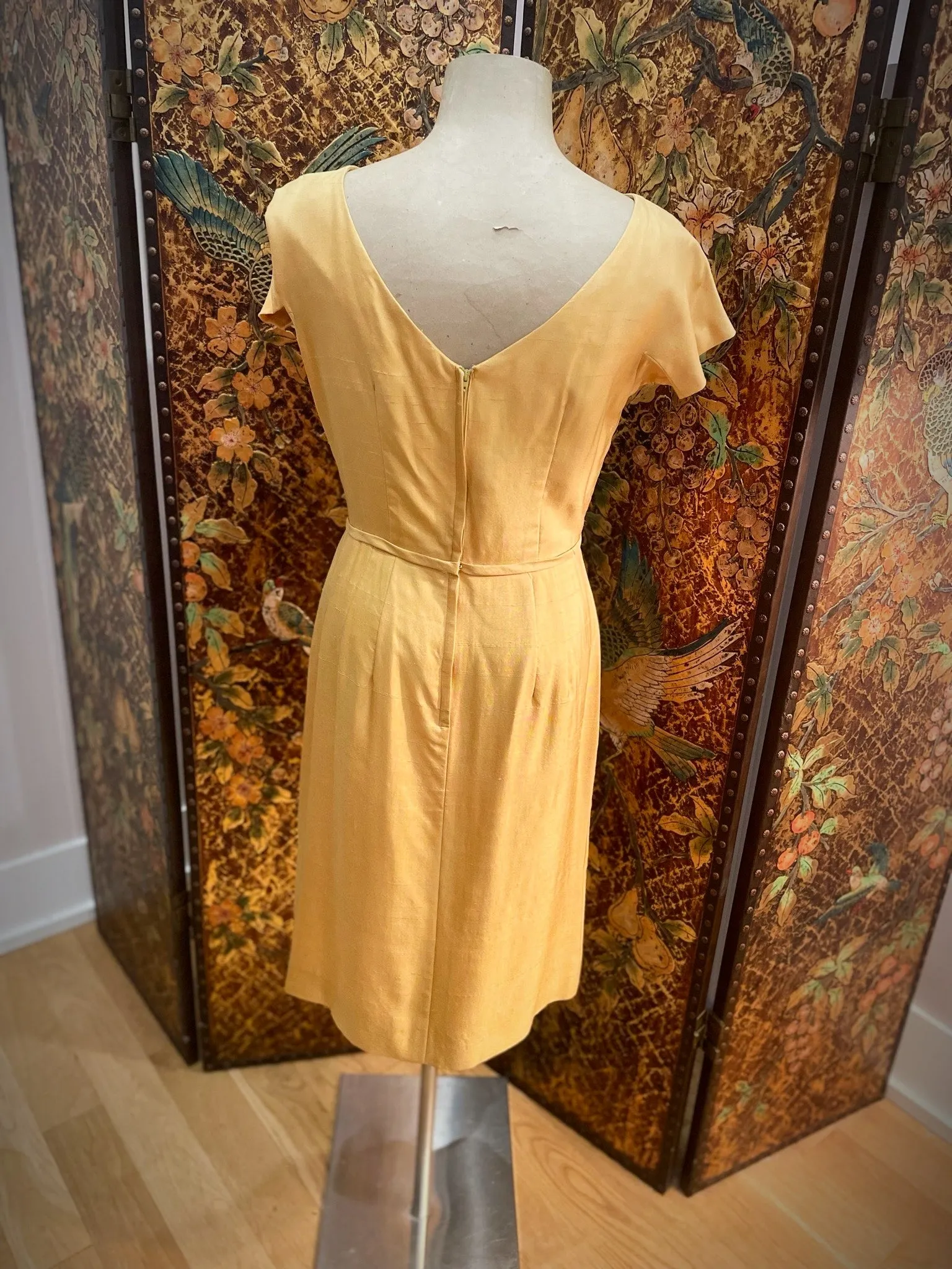 1960s Marigold Dress