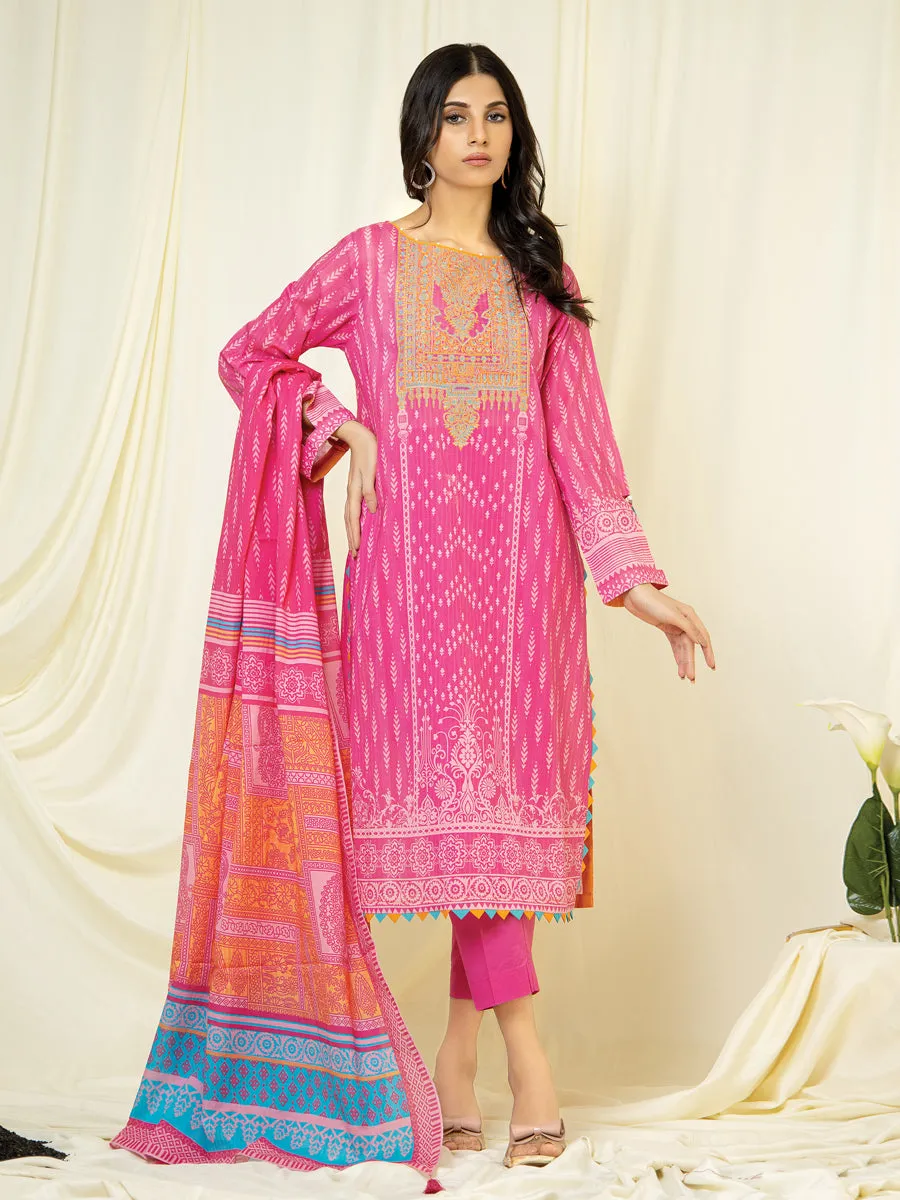 ACE Galleria Embroidered Lawn Unstitched 3Pc Suit A-WU3PS22-202