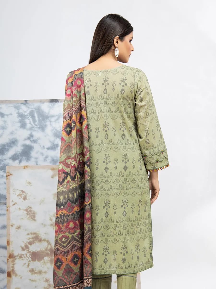 ACE Galleria Merak Embroidered Lawn 3Pc Suit A-WU3PS22-008