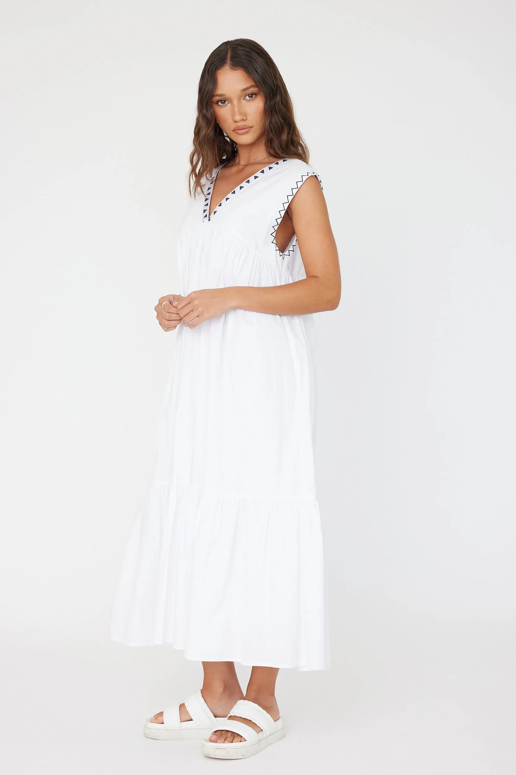 AGNUS Dress White