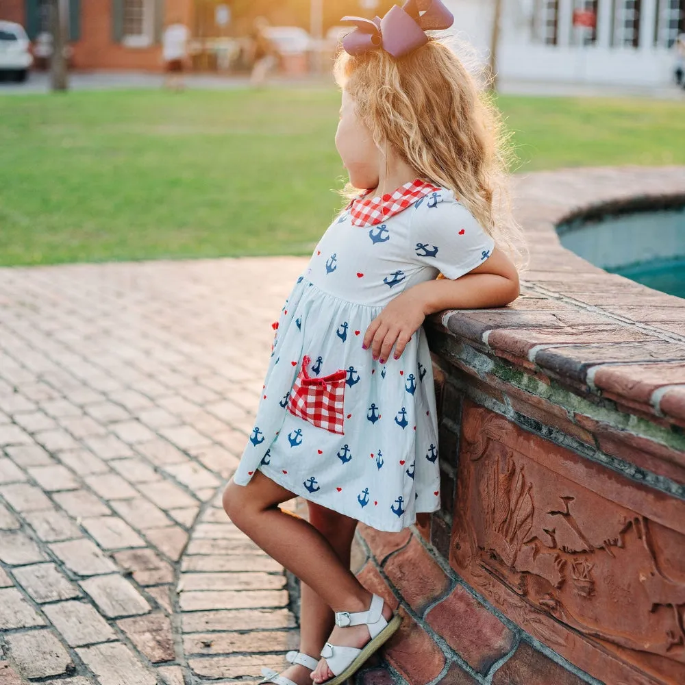 Anchors Twirl Dress