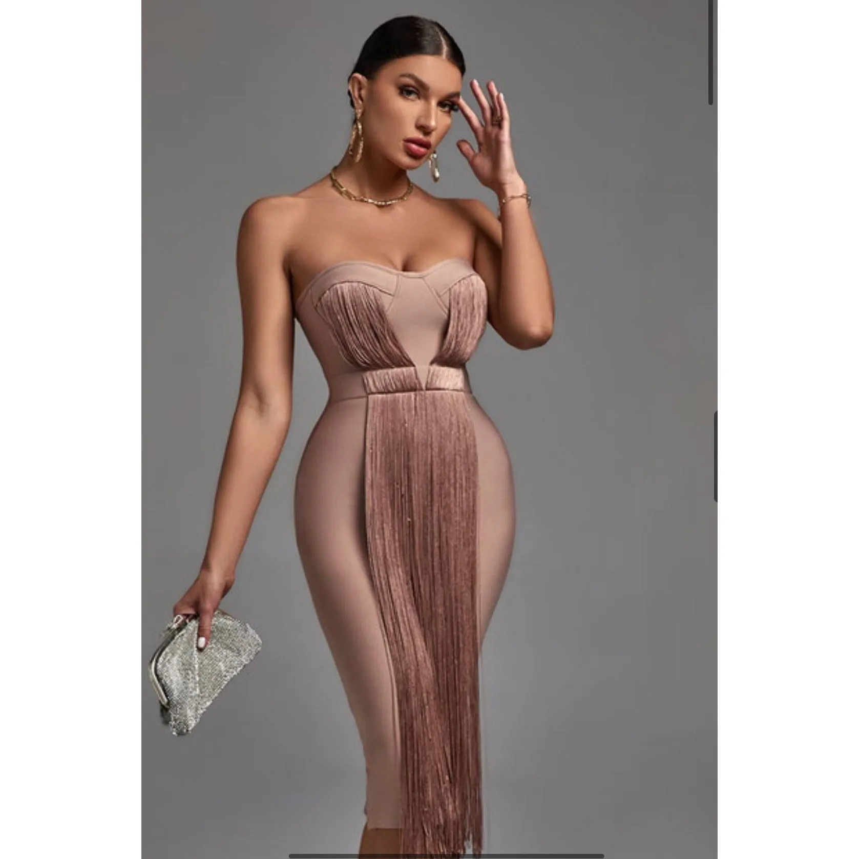 Bandage Boobtube Bodycon Dress