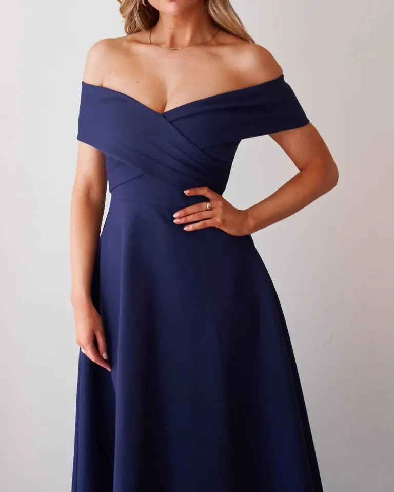 Belina Dress by Twosisters - Navy