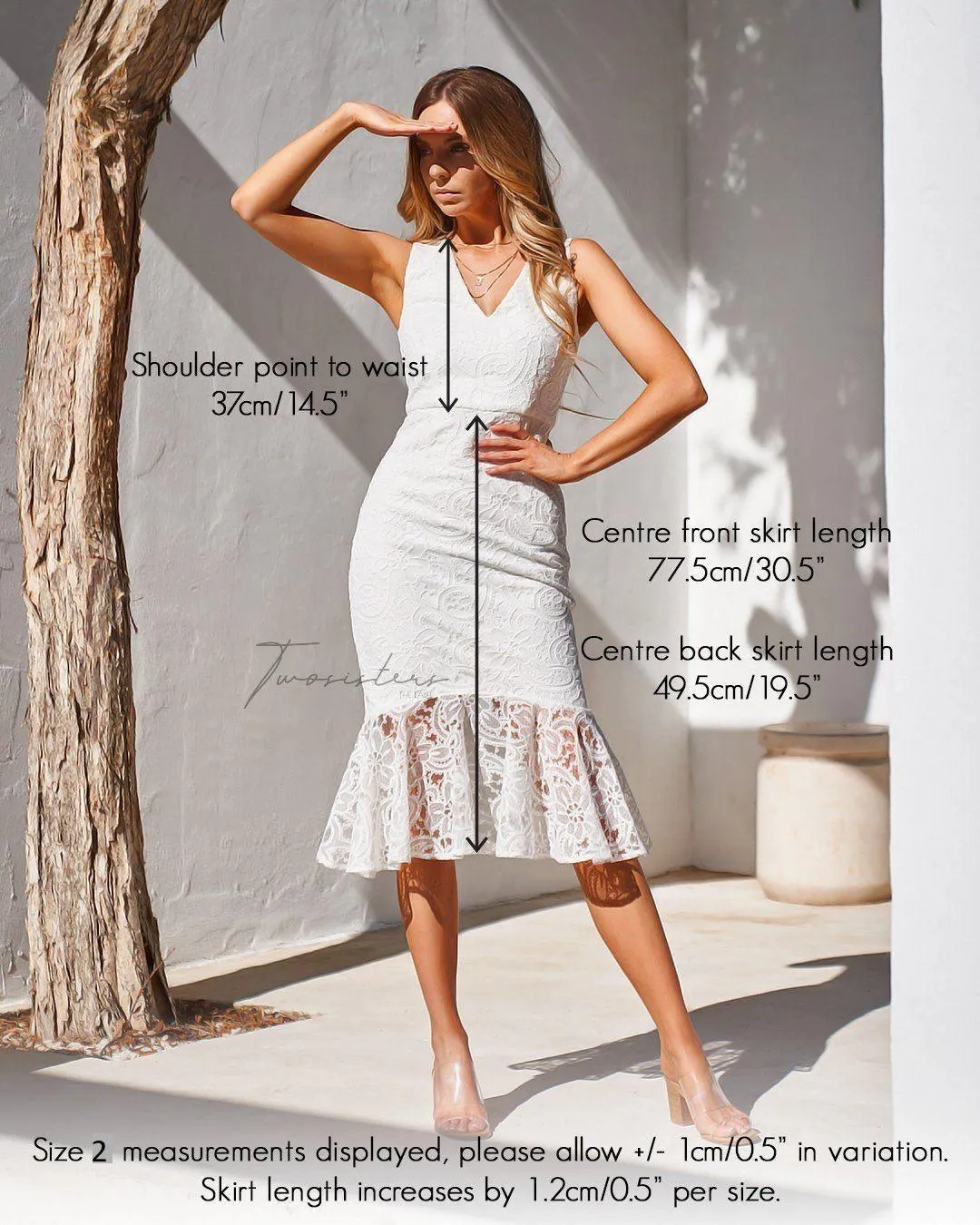 Bridget Dress - White