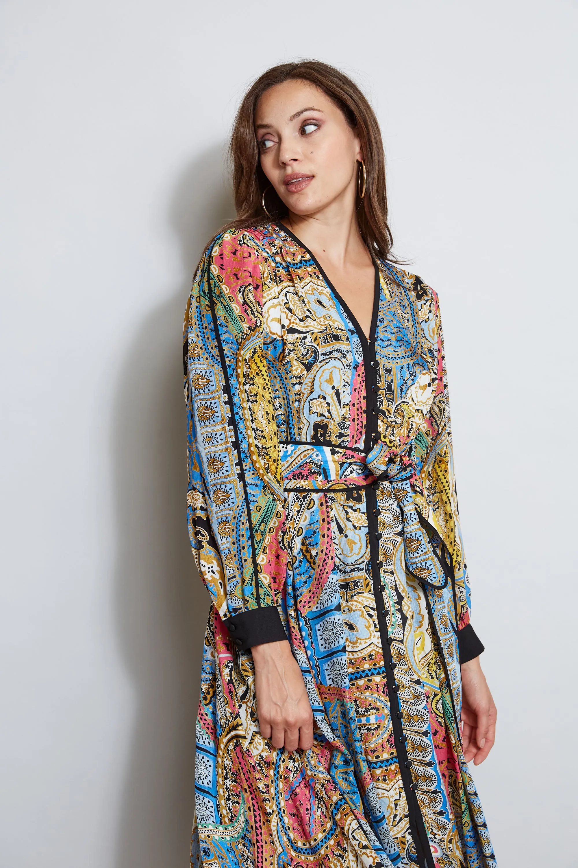 Calypso Print Dress