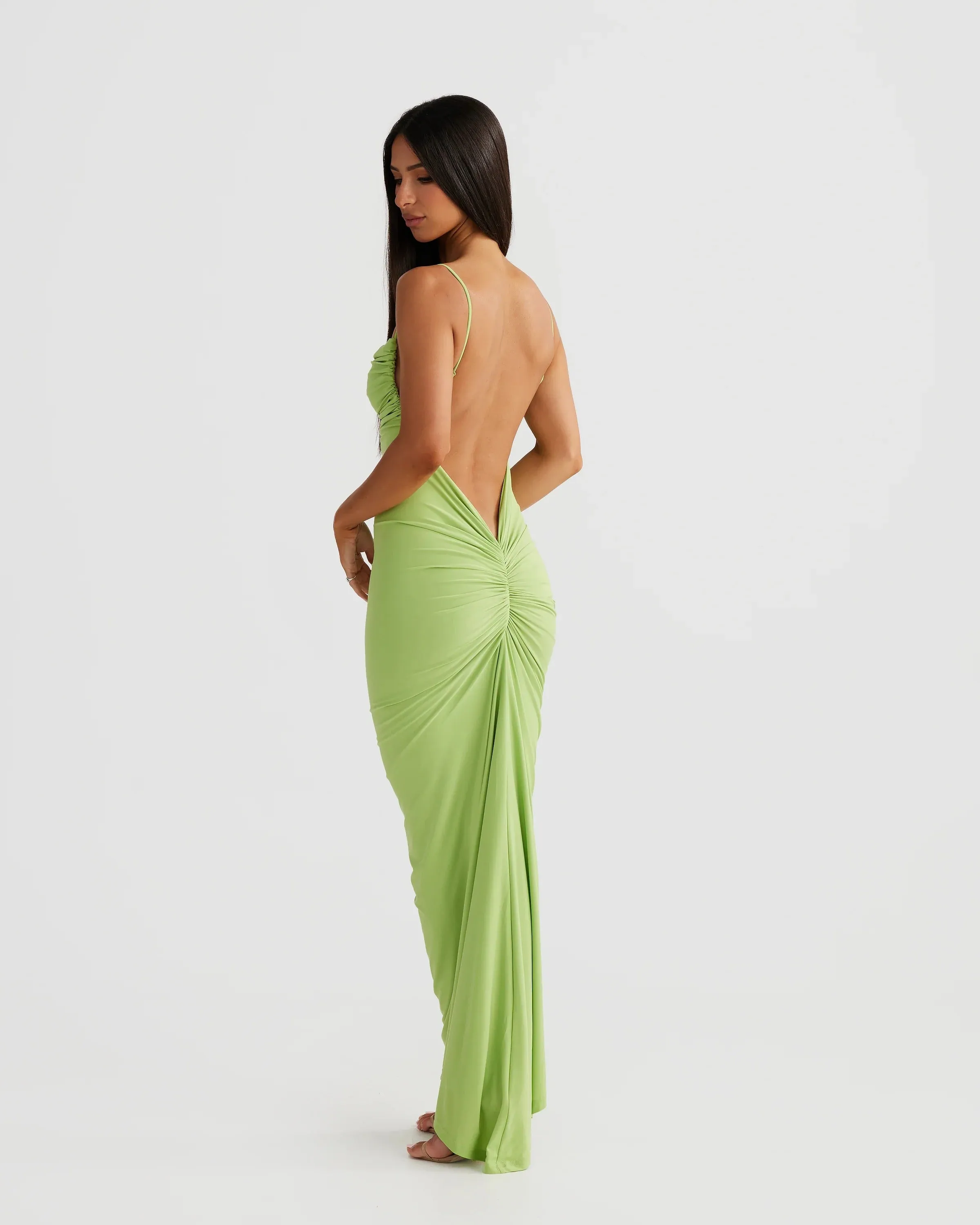 Celina Dress - Lime