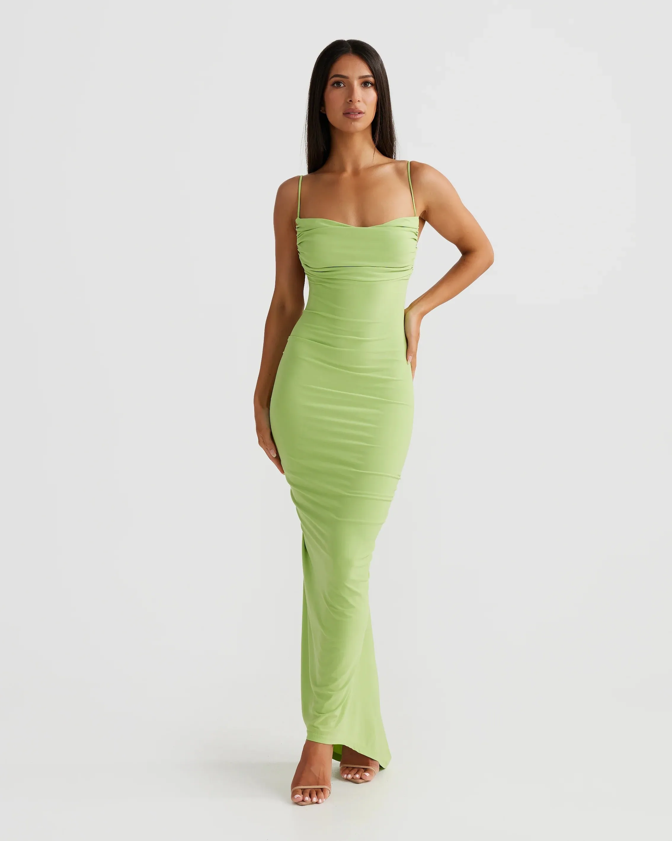 Celina Dress - Lime