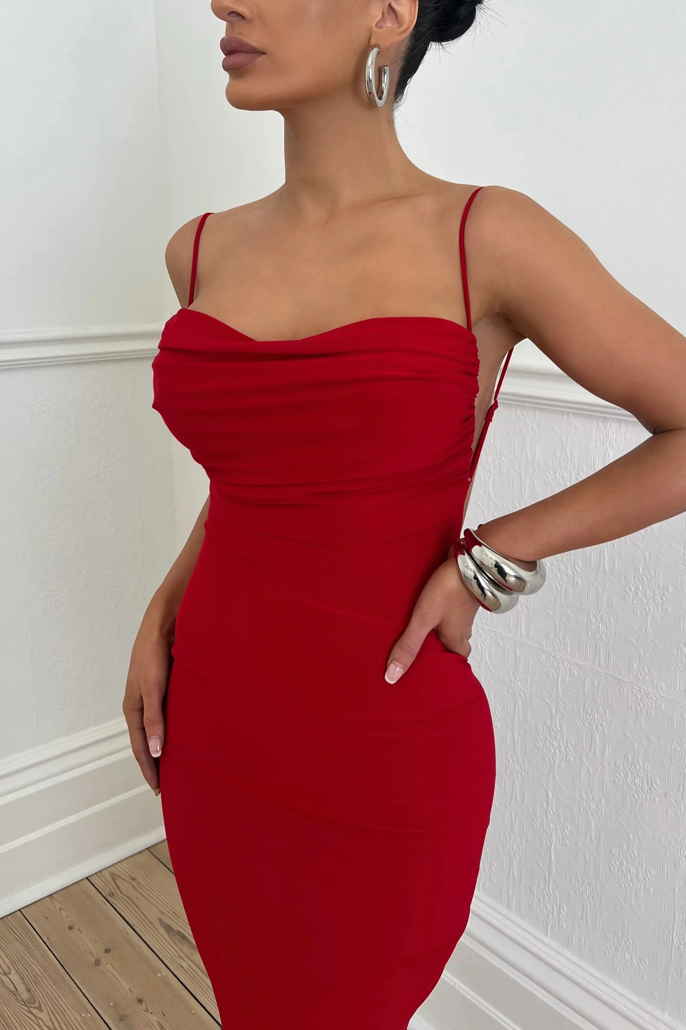 Celina Dress - Red