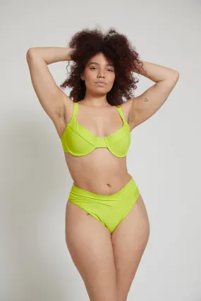 Classic Underwire Top / Chartreuse