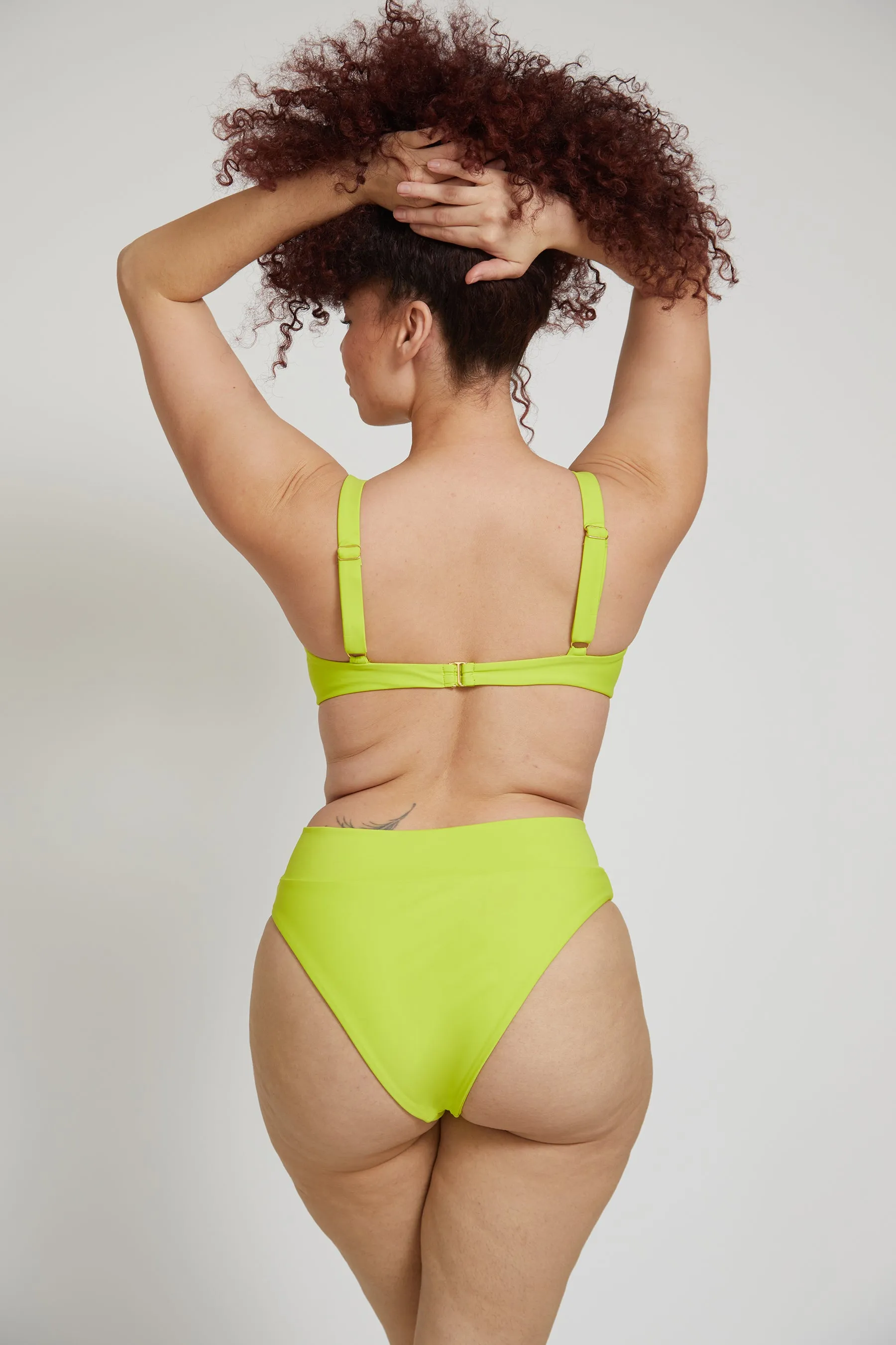 Classic Underwire Top / Chartreuse