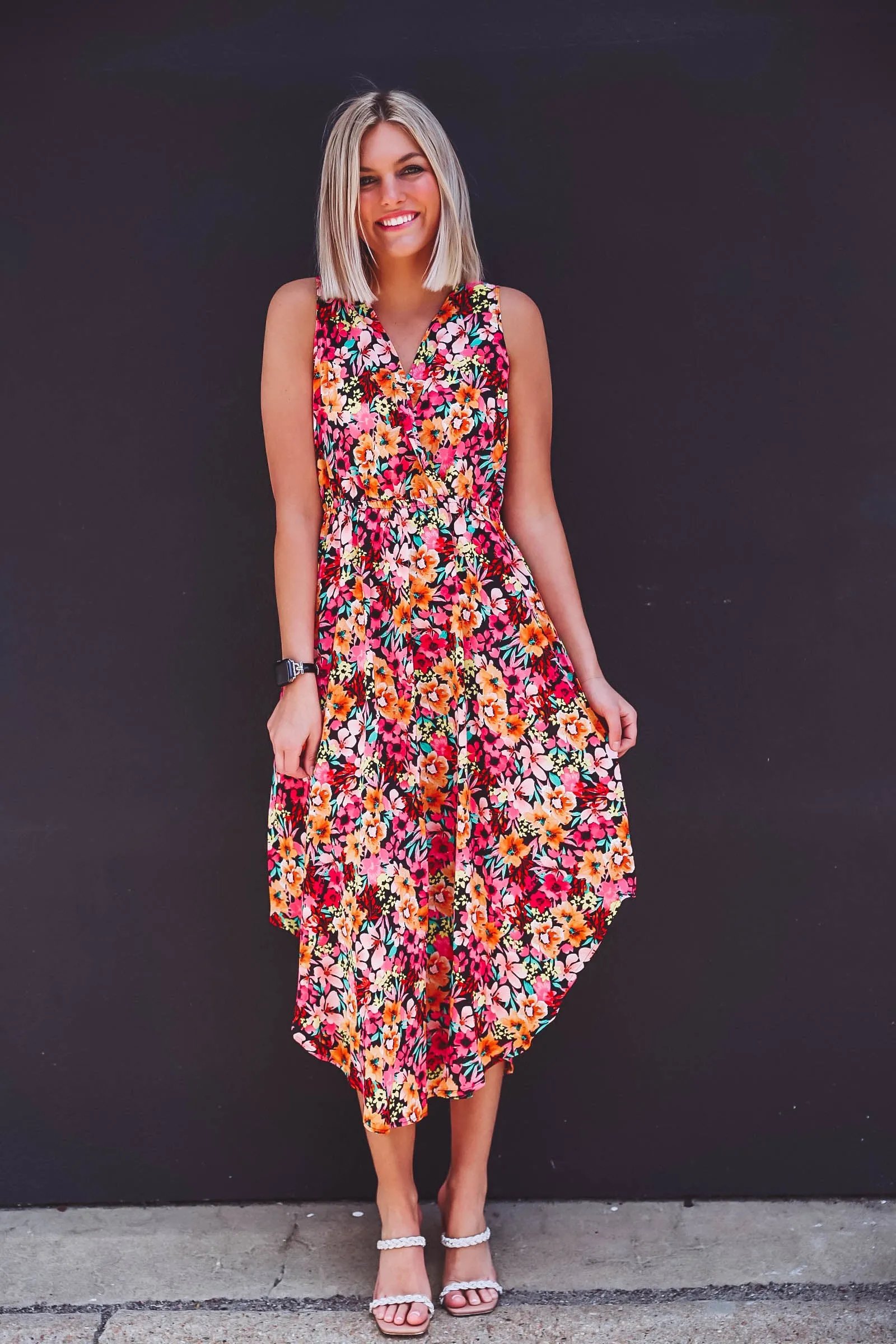 Cleo Floral Midi Dress