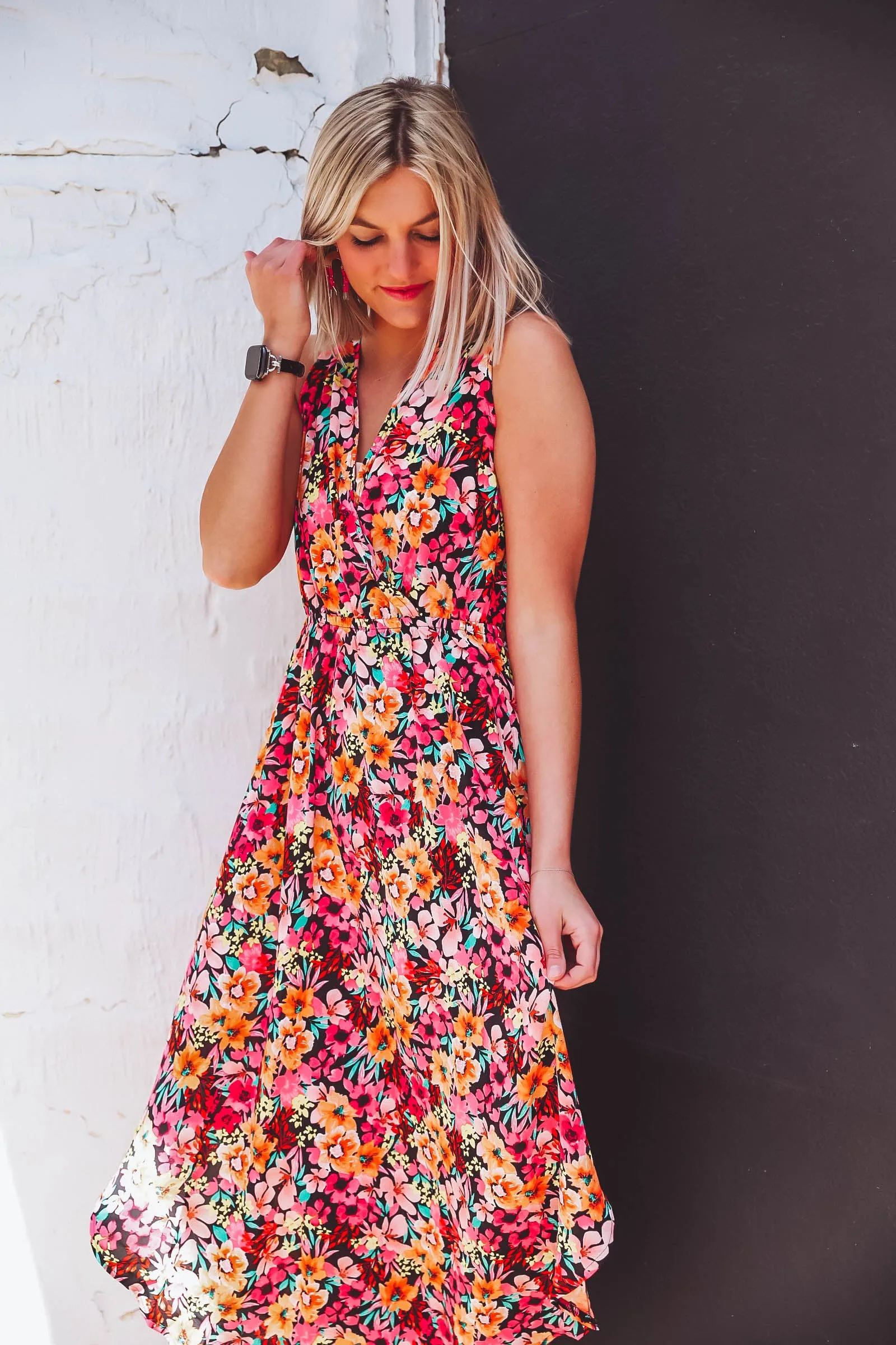 Cleo Floral Midi Dress