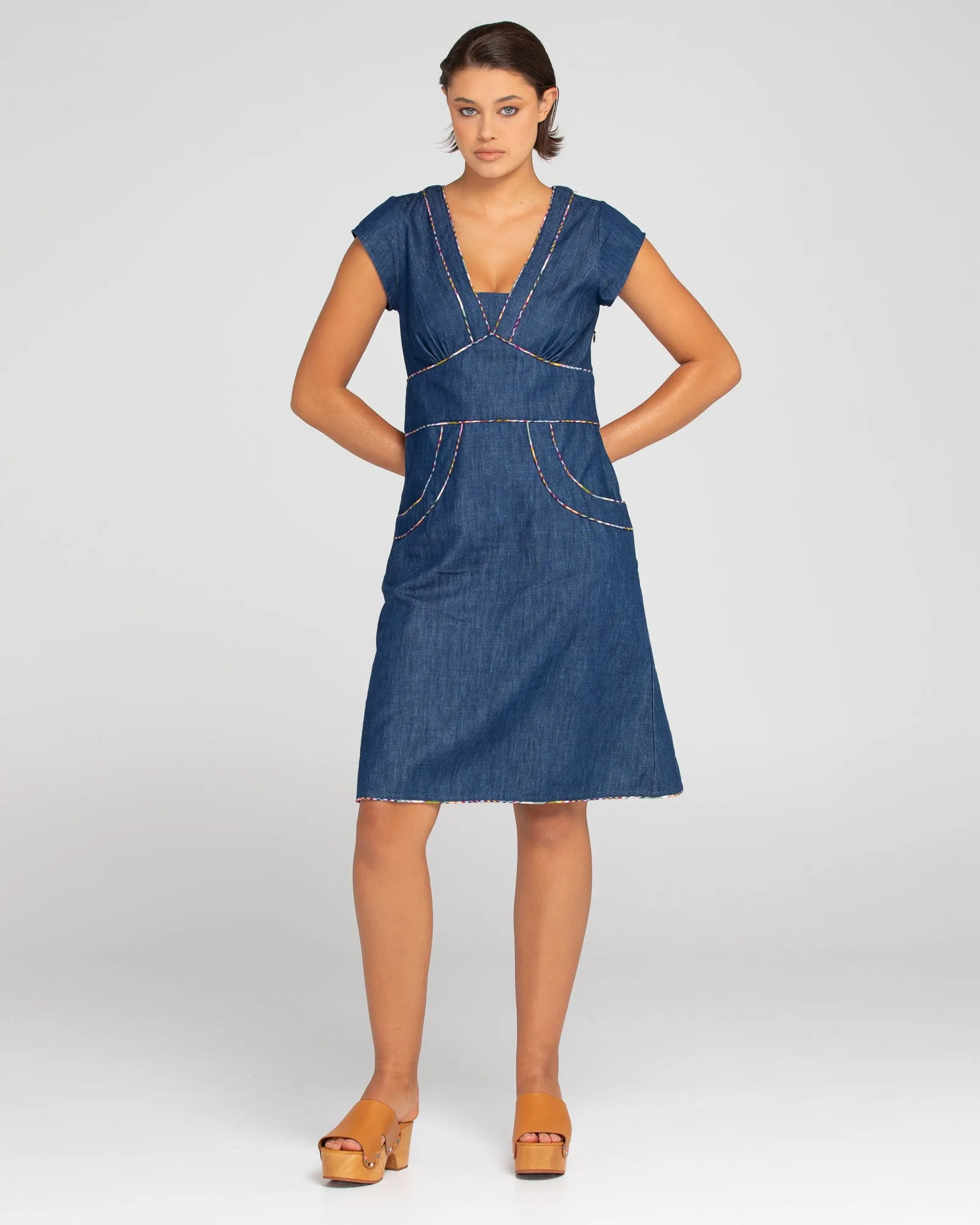 Daisy Dress - Dark Denim