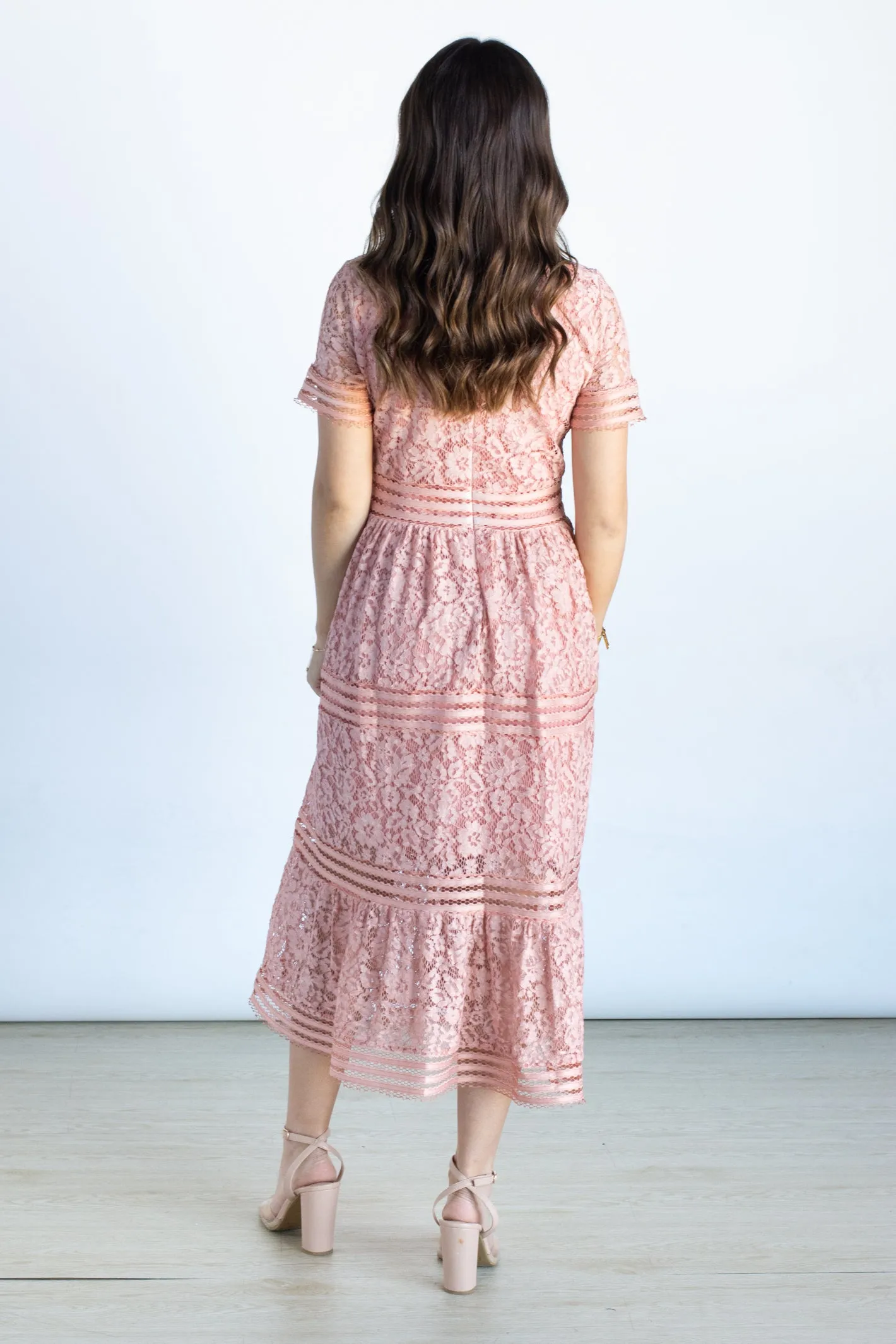 Darling Confidence Lace Midi Dress