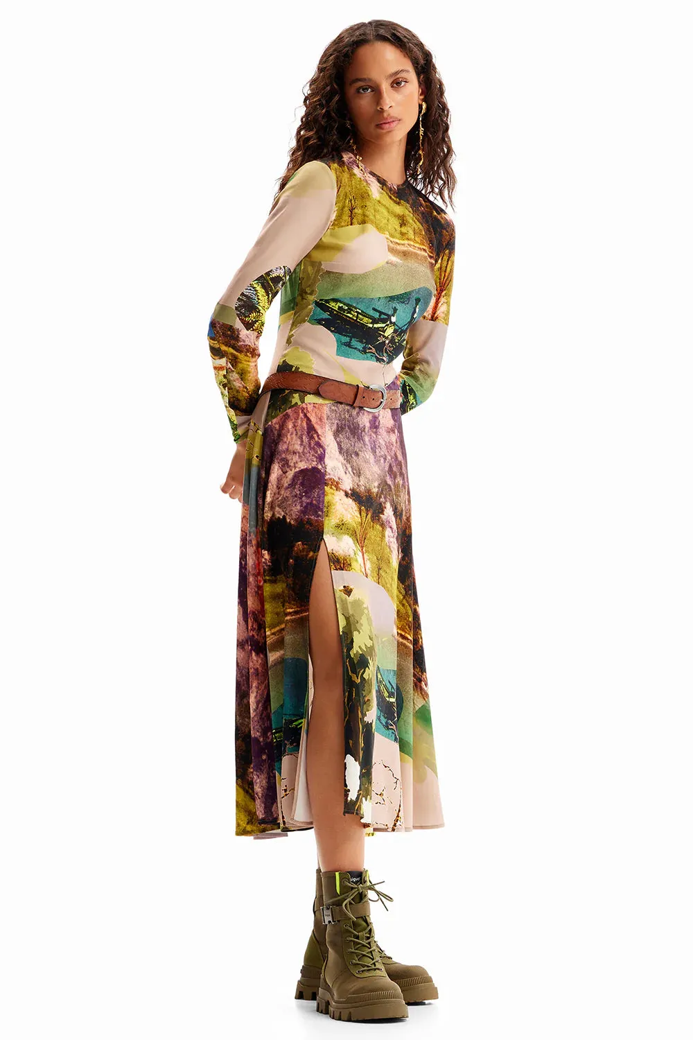 Desigual   M. Christian Lacroix Collage Dress - Tutti Fruti