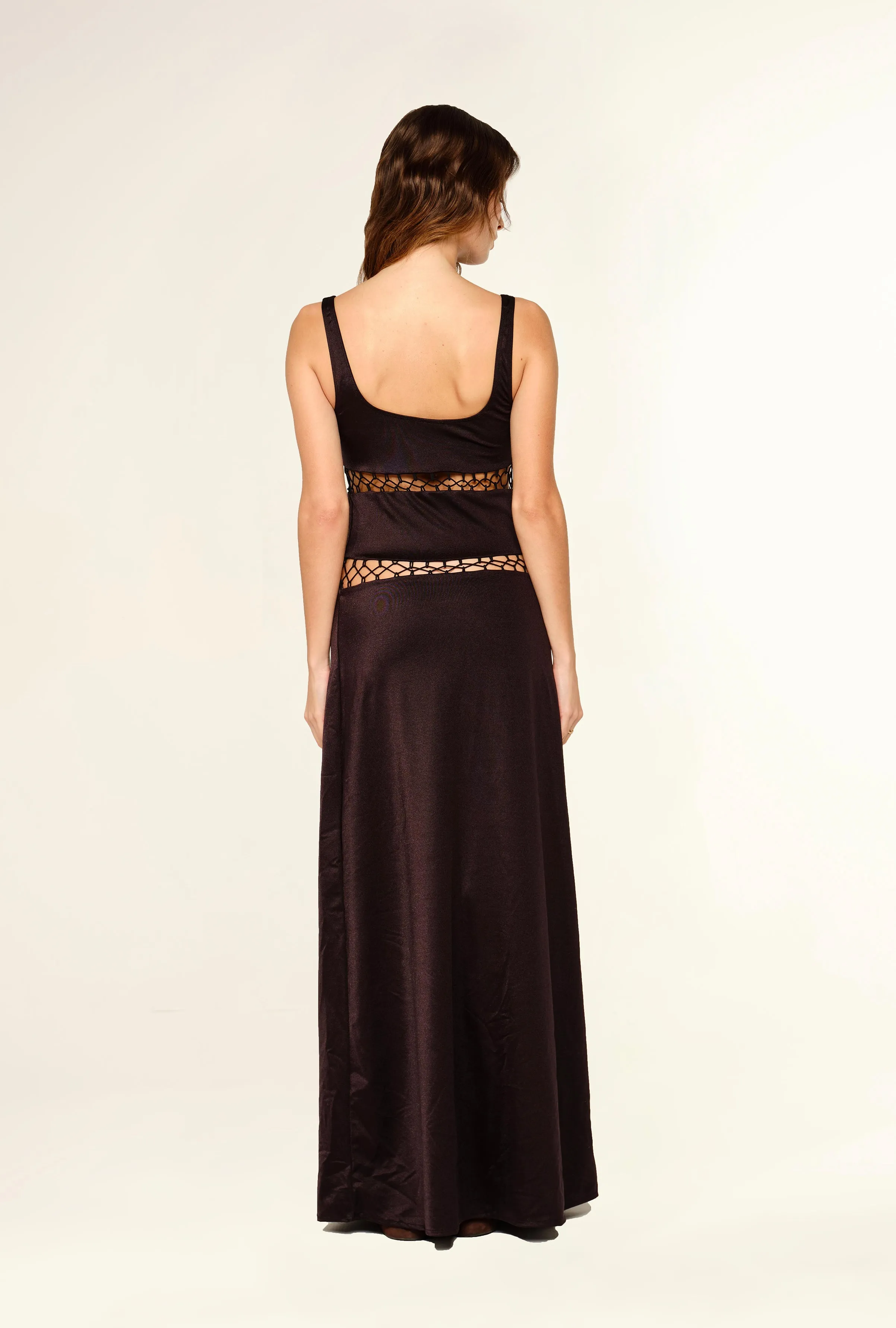 Donatella maxi dress - Black