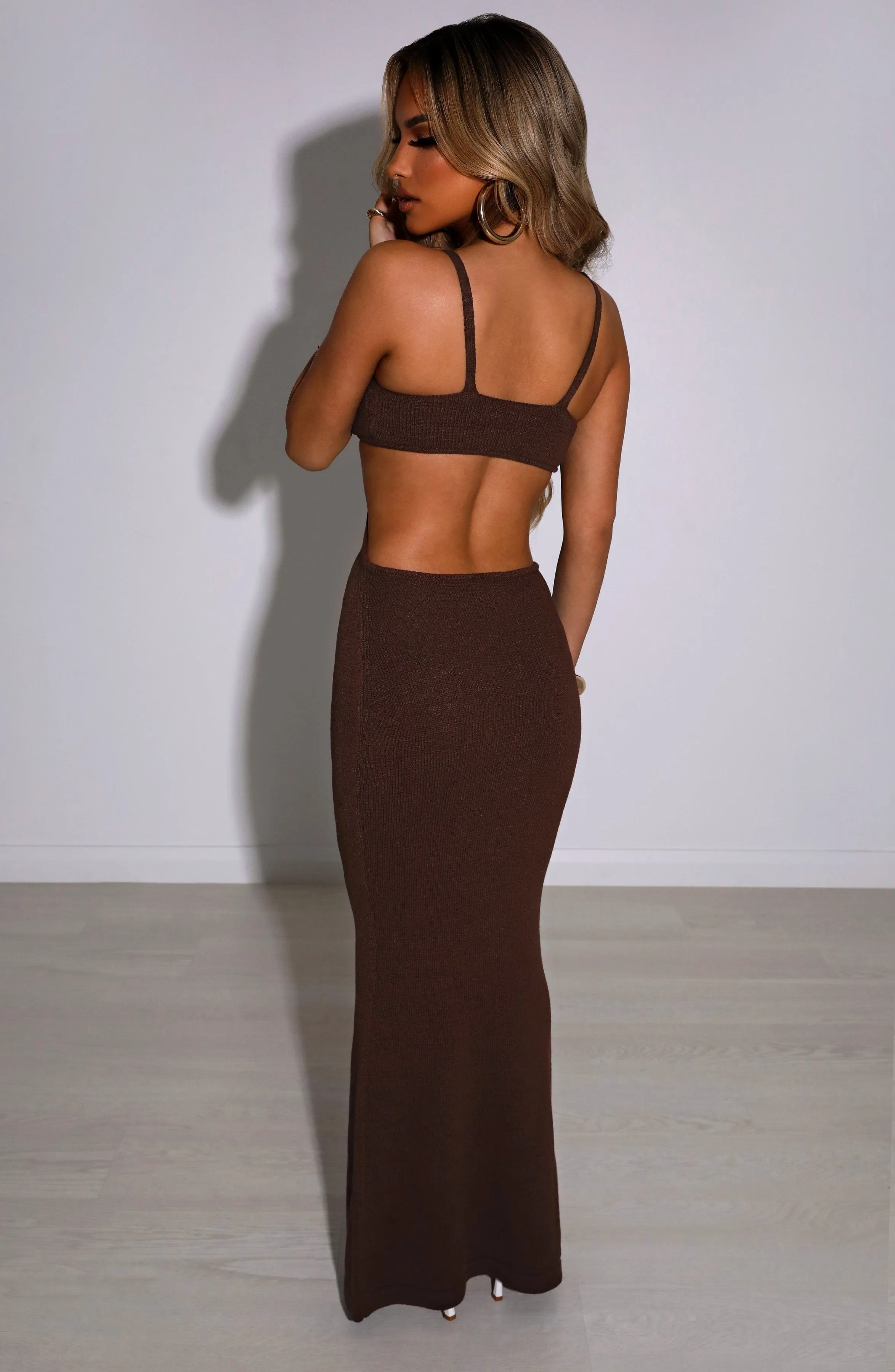 Elianna Maxi Dress - Chocolate