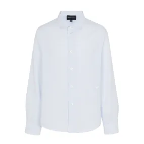 Emporio Armani Boys Pale Blue Dress Shirt_3L4CJD-F9A8