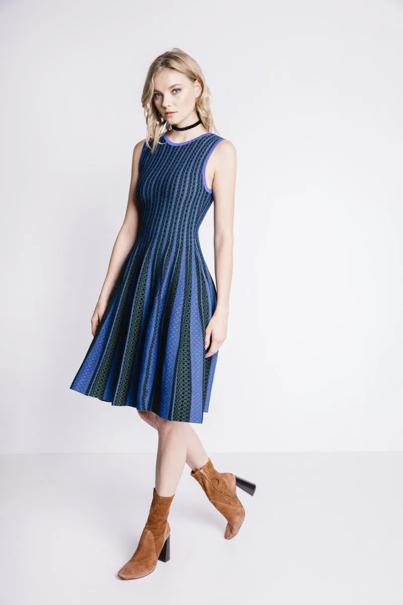 Endless Rose Vertical Striped Knit Dress