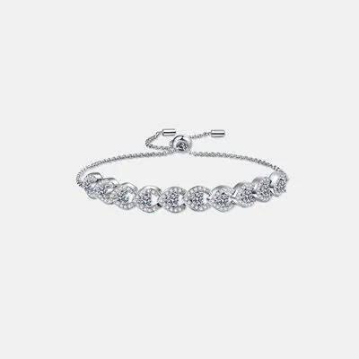 Explore More Collection - 1 Carat Moissanite 925 Sterling Silver Bracelet