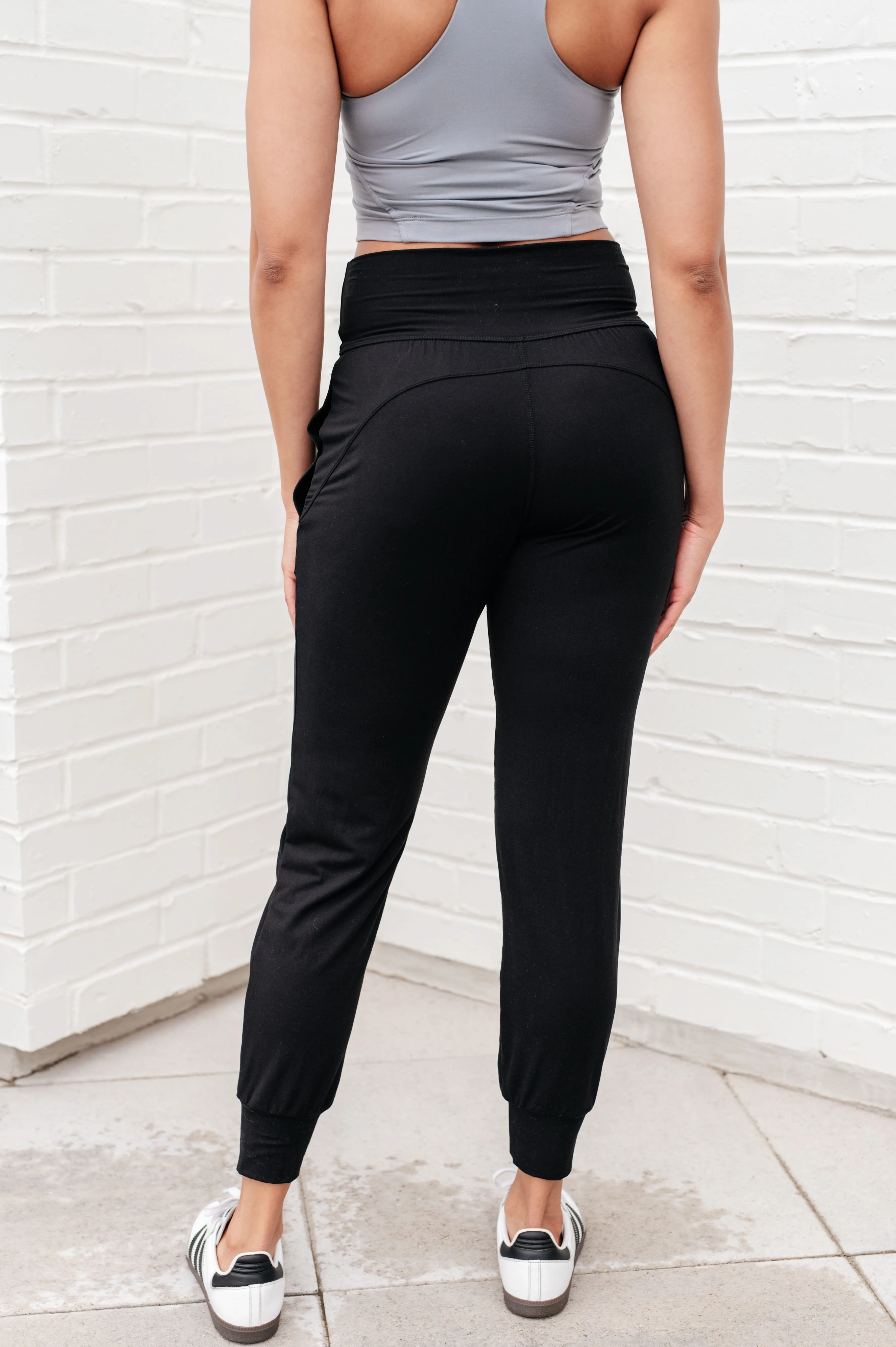 Explore More Collection - Always Accelerating Joggers in Black