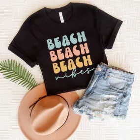 Explore More Collection - Beach Vibes Stacked Short Sleeve Graphic Tee