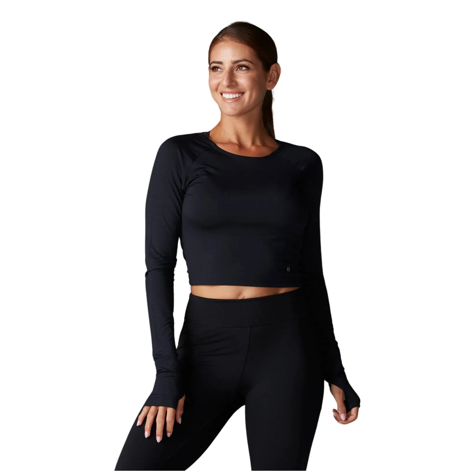 FAVORITE LONG SLEEVE CROP TEE