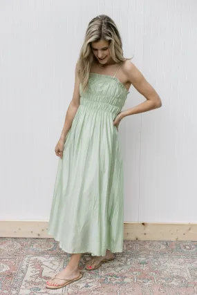 Flowing Pale Green Dress