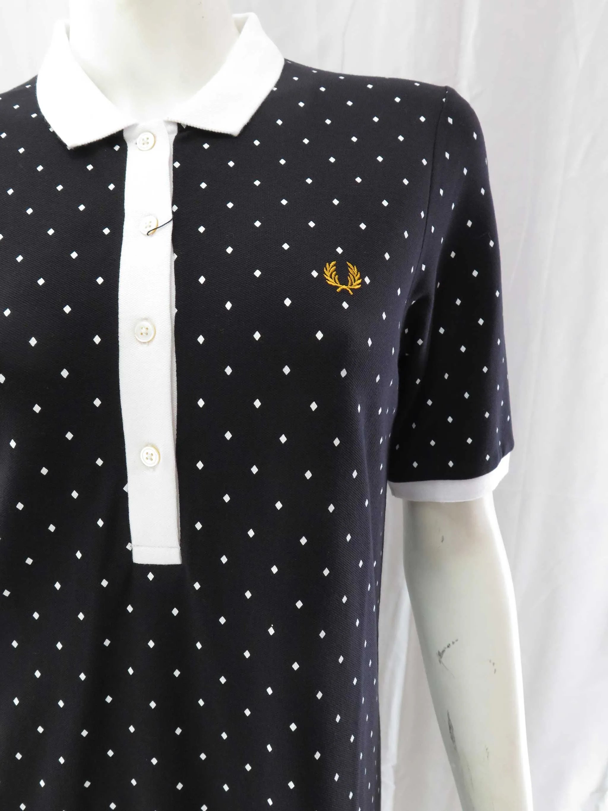 FRED PERRY Diamond Print Dress