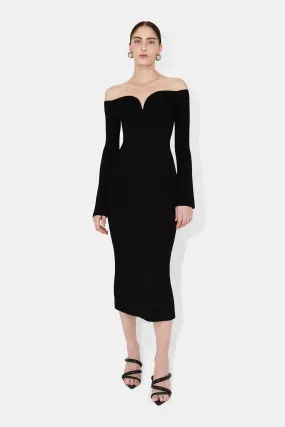 Grace Long Sleeved Dress - Black