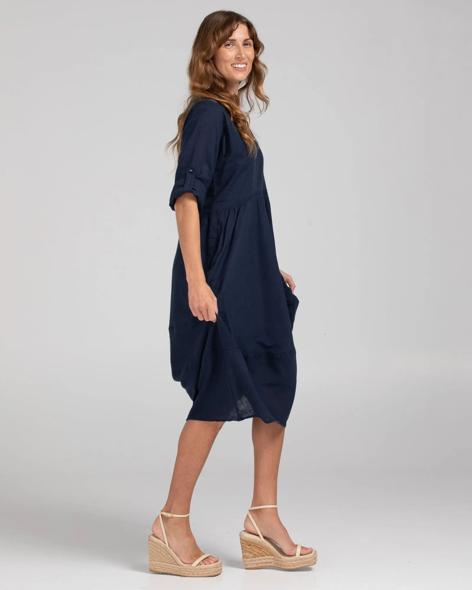 Guru Dress - Navy