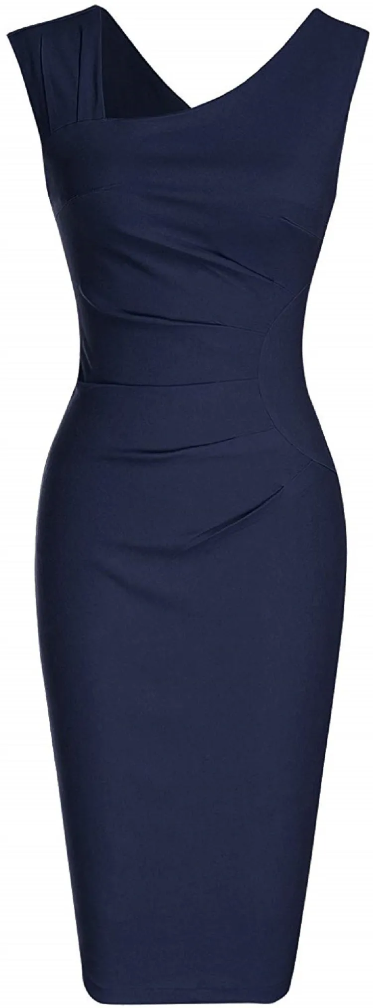 Haute Edition Women's Ruched Shoulder Bodycon Sheath Dress