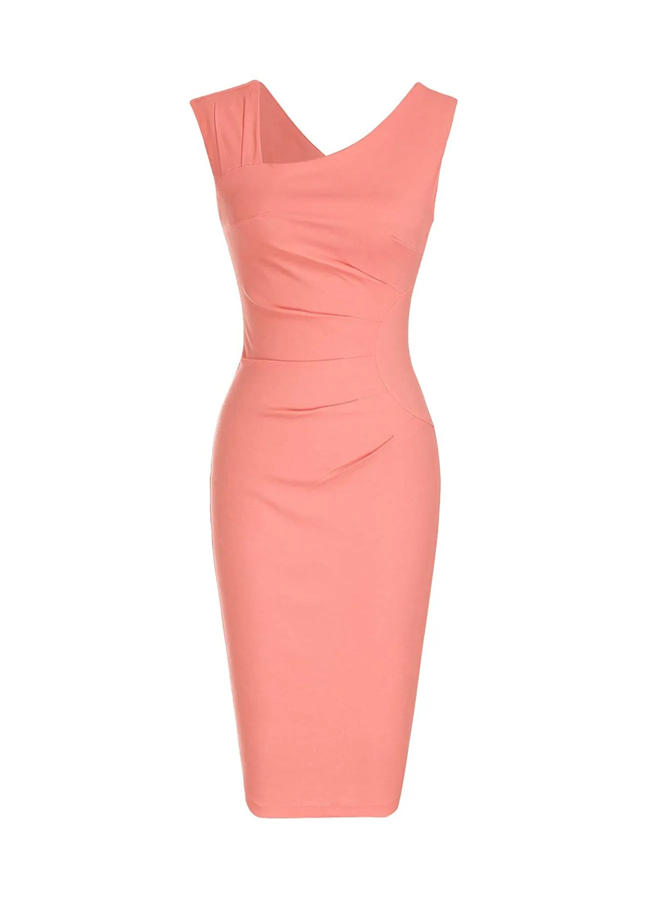 Haute Edition Women's Ruched Shoulder Bodycon Sheath Dress