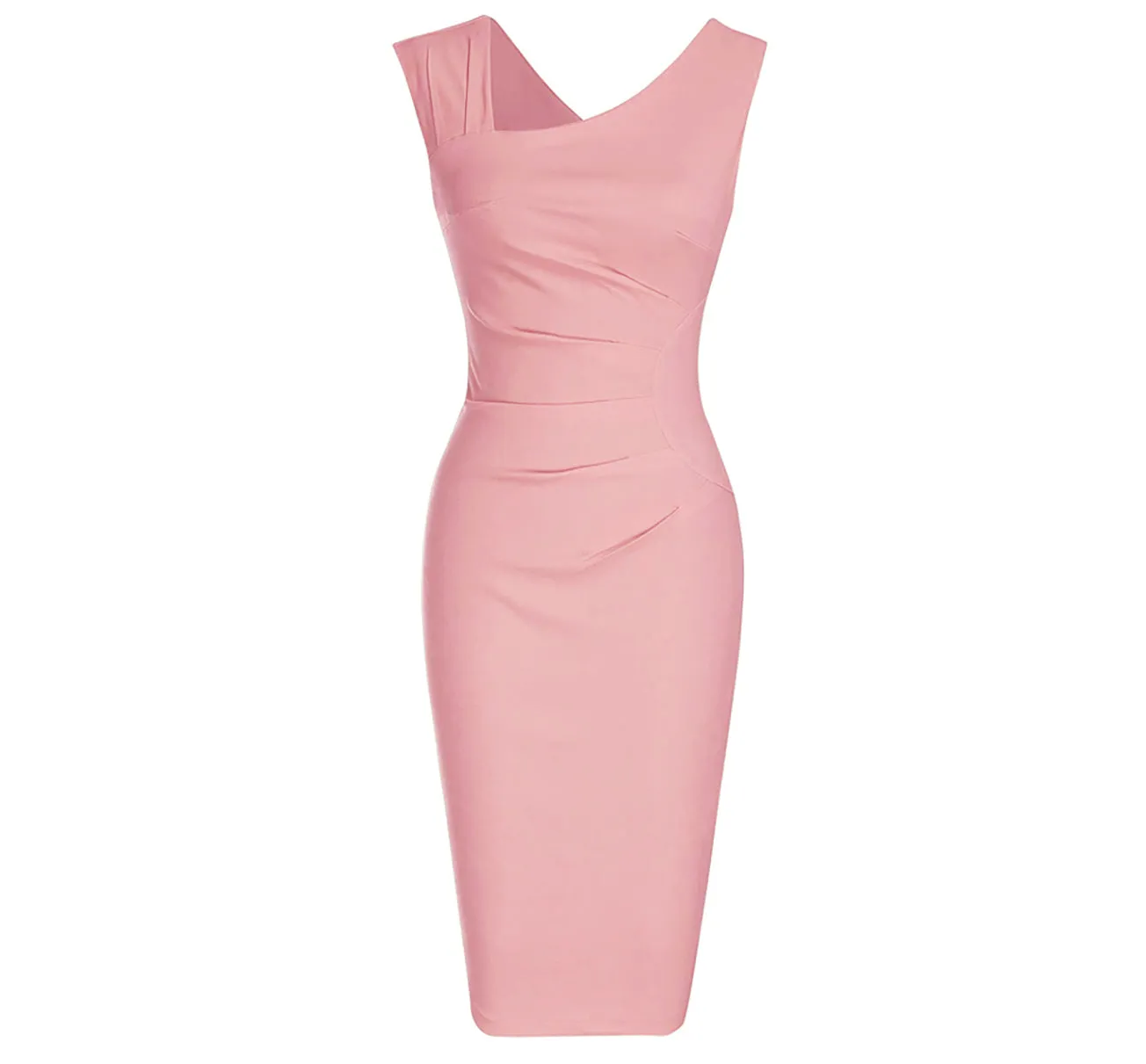 Haute Edition Women's Ruched Shoulder Bodycon Sheath Dress