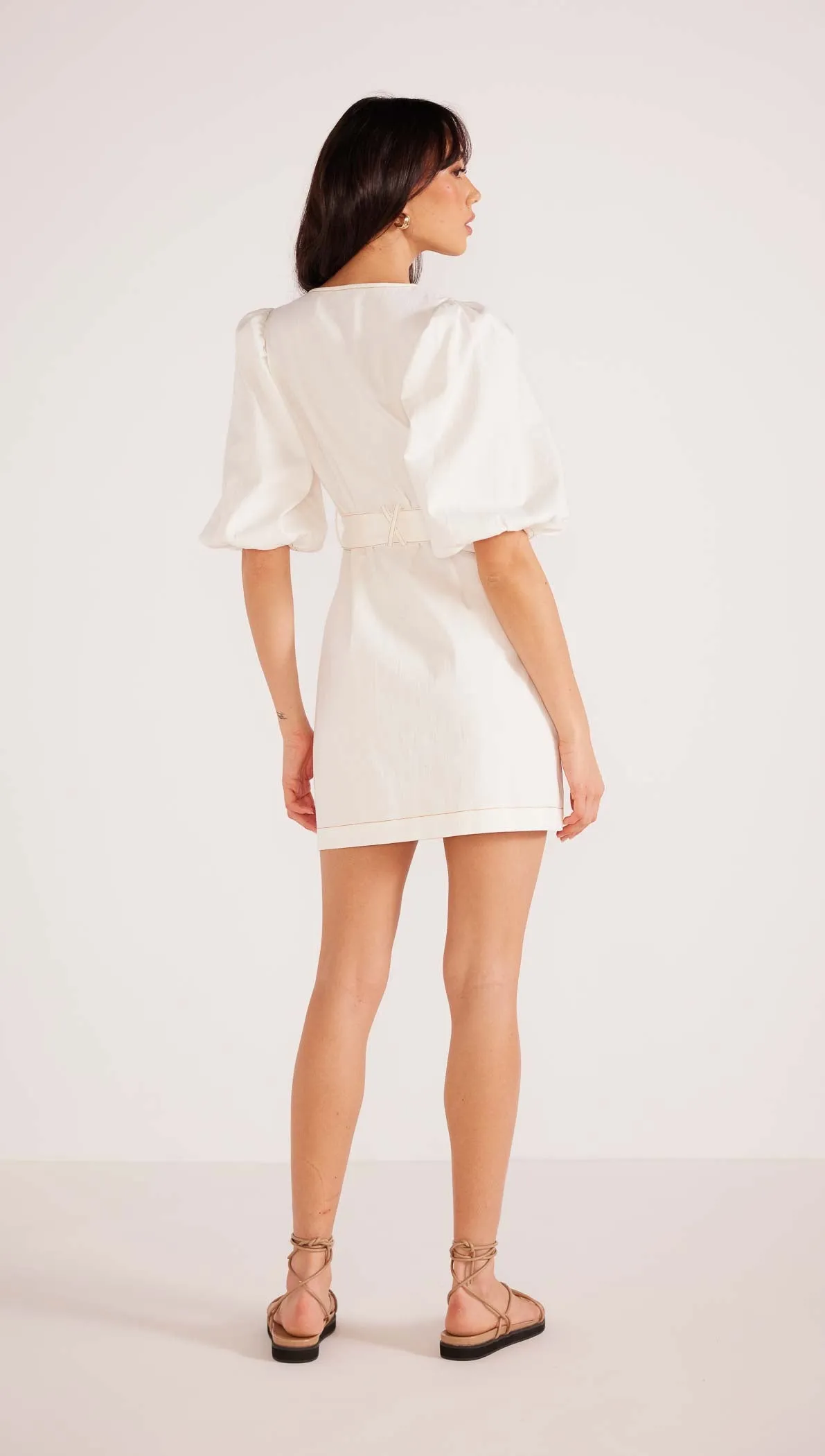 Hazel Puff Sleeve Mini Dress