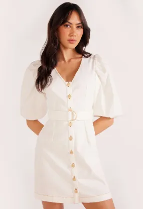 Hazel Puff Sleeve Mini Dress