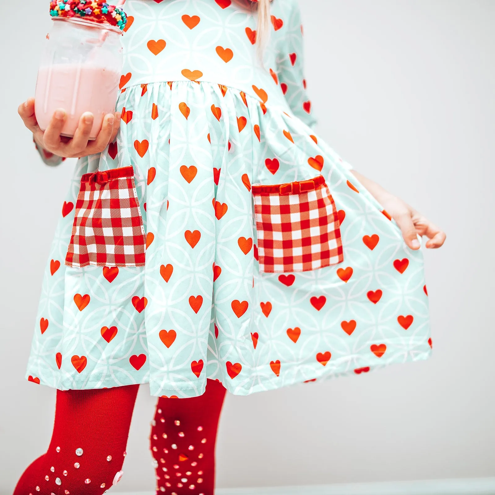 Heart Rings Twirl Dress