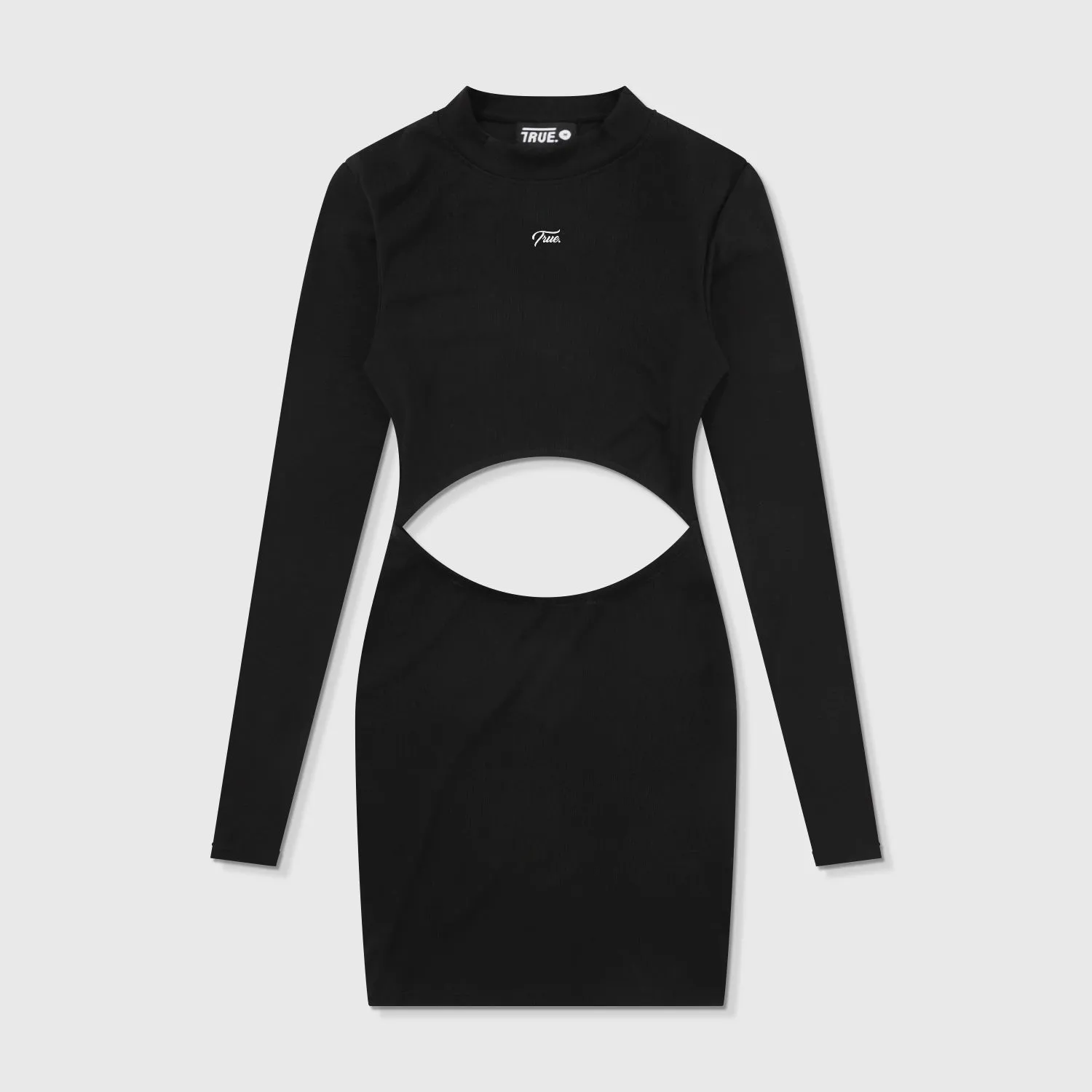 H.E.R. Ribbed Dress - Black