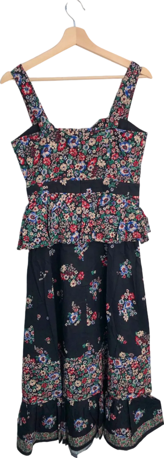 Hunter Bell Multicolored Floral Lacey Dress UK Size 10