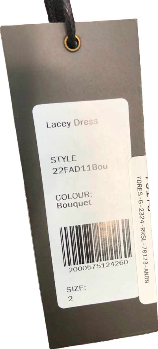 Hunter Bell Multicolored Floral Lacey Dress UK Size 10