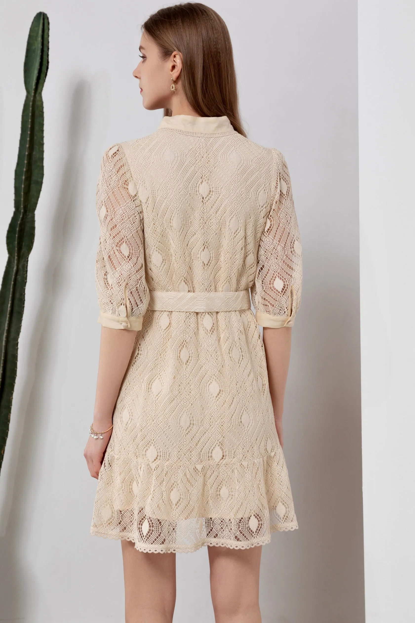 Isadore Mini Dress - Cream - GDS