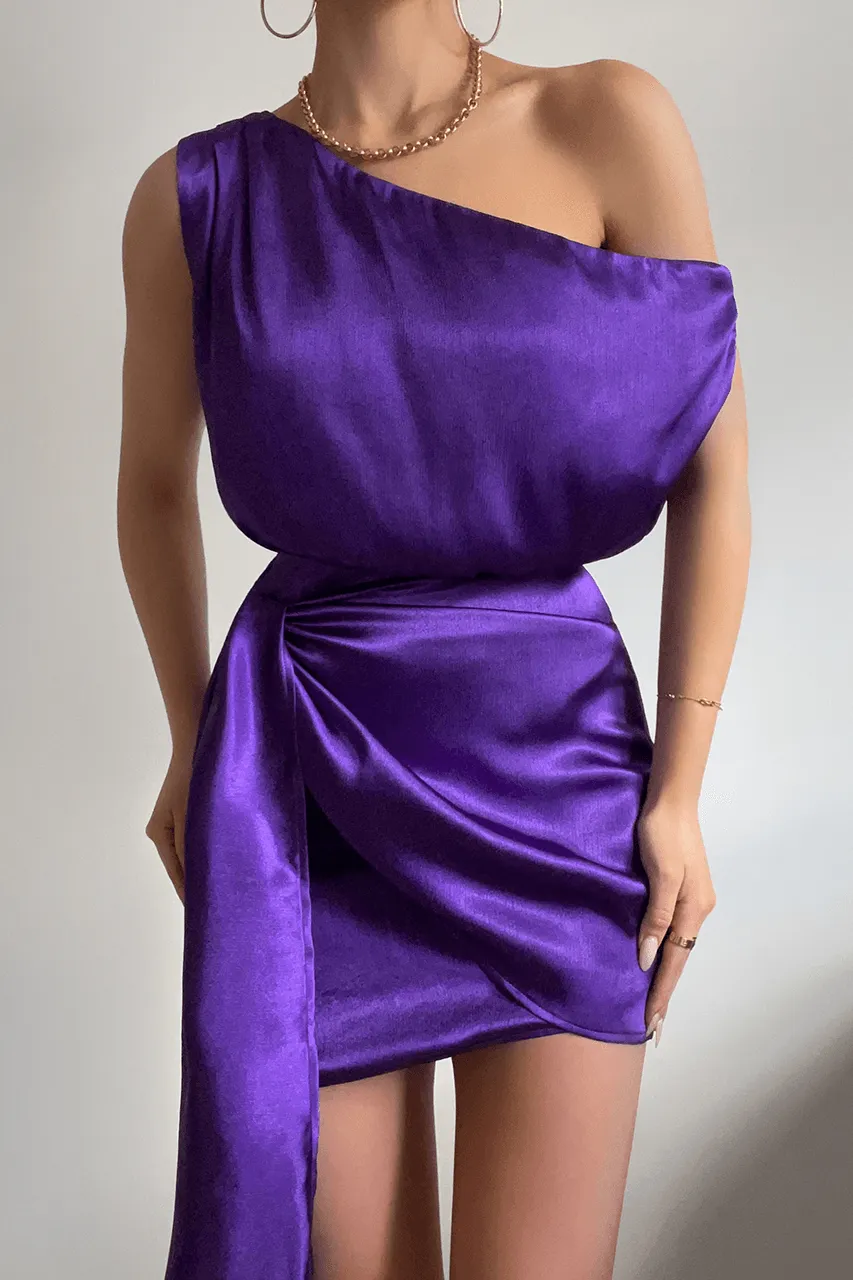 Kharisma Mini Dress - Purple