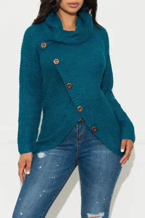 Last Chances Sweater Teal