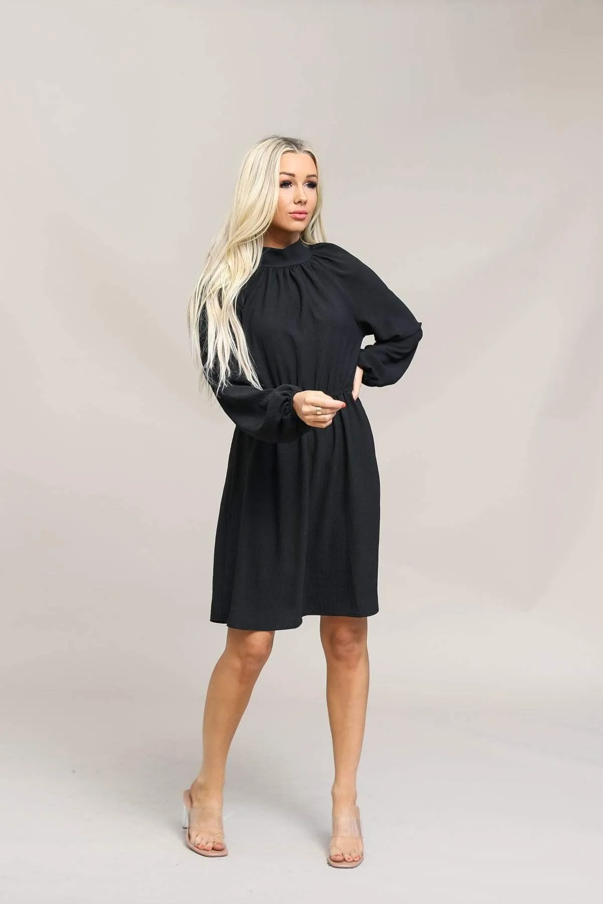 Luxe Highneck Dress