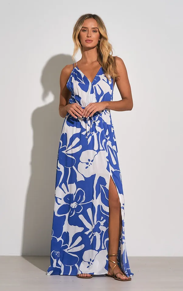 Maren Dress -- Blue