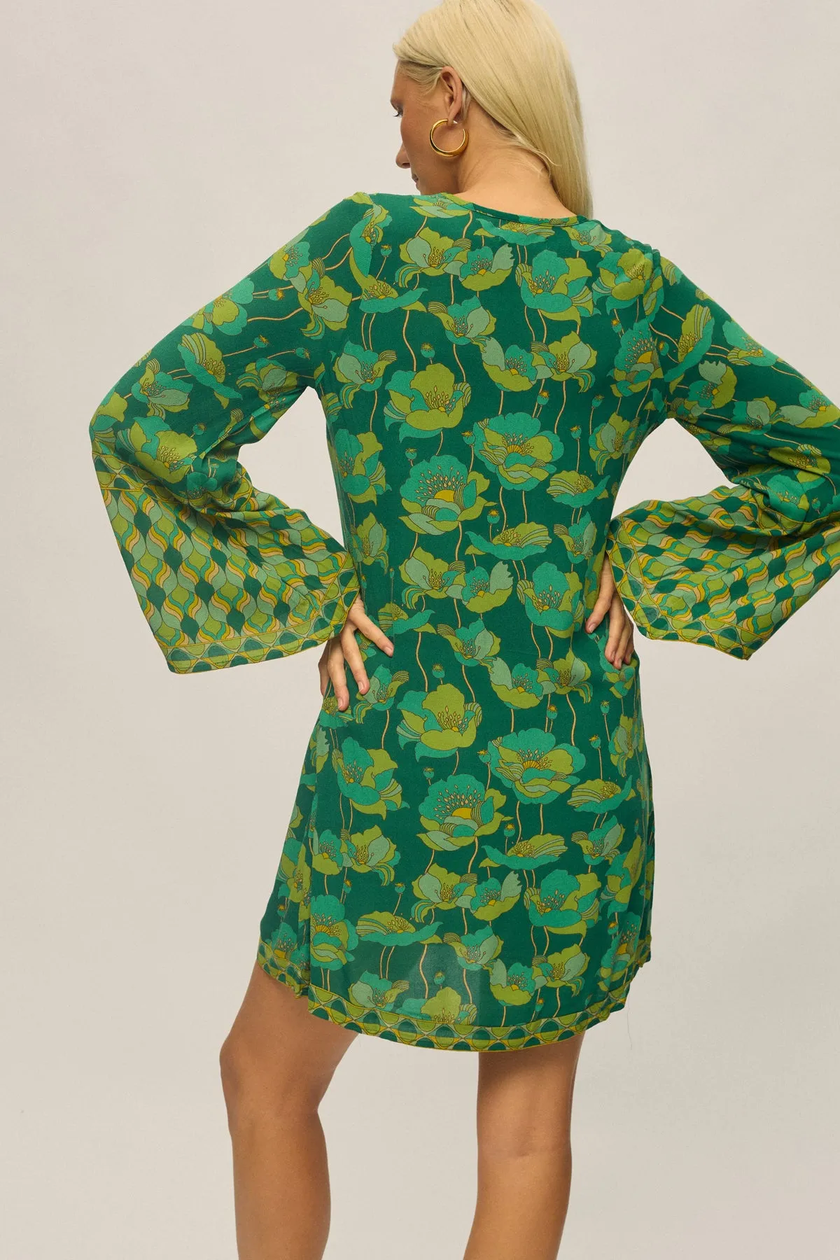 Mazzy Mini Dress - Evergreen