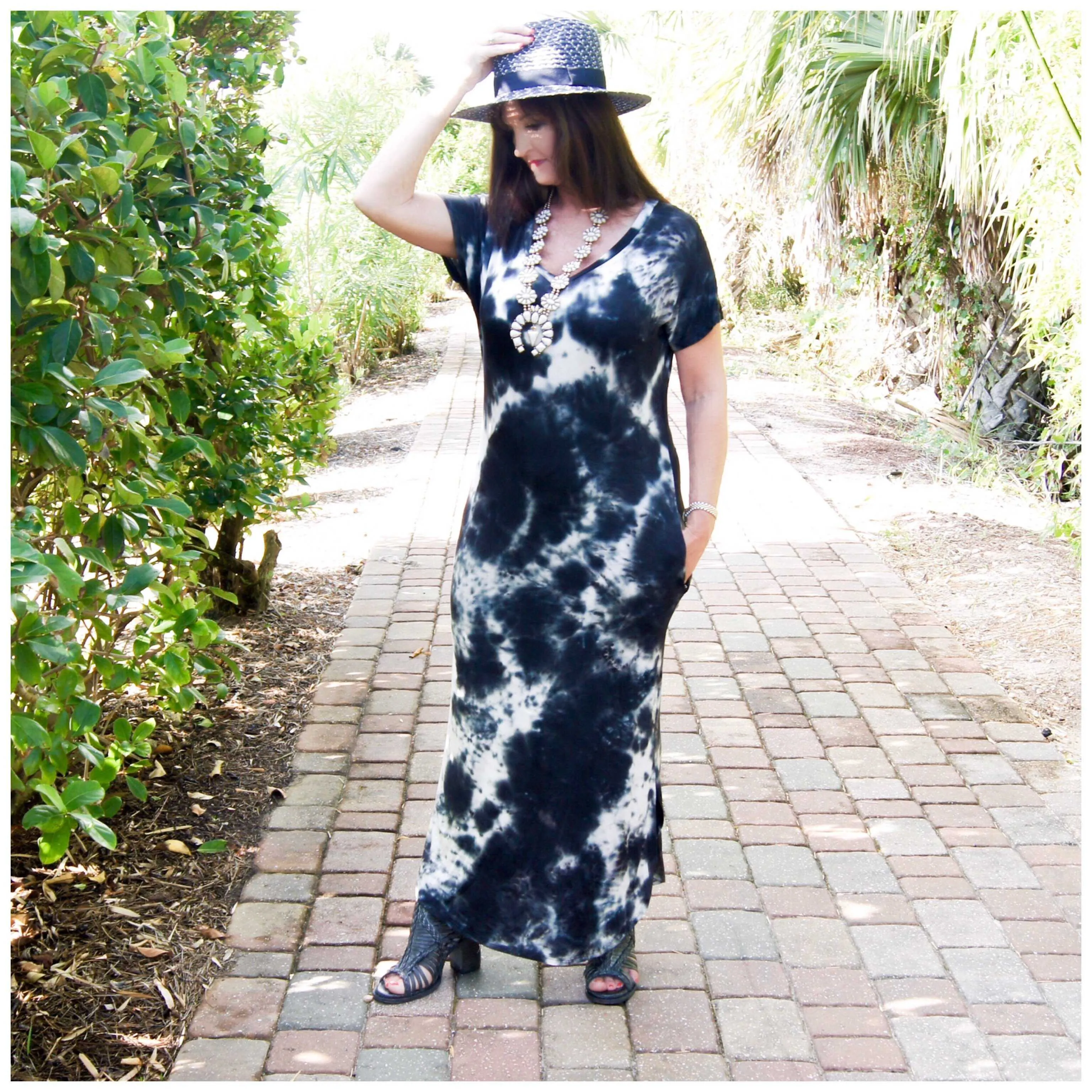 Midnight Magic Tie-Dye Maxi