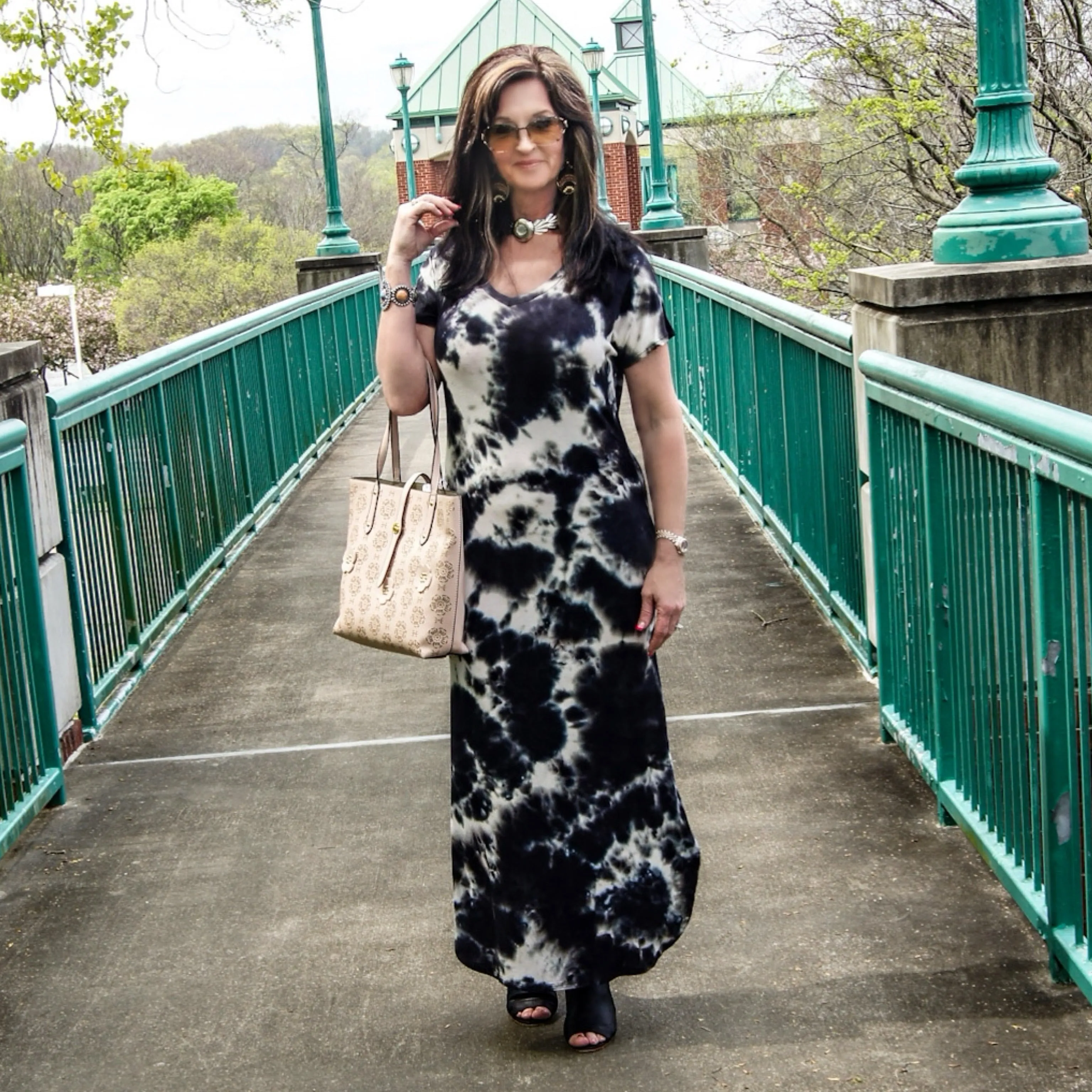 Midnight Magic Tie-Dye Maxi